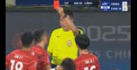 苗原：裁委会和fifa讲师为周定洋红牌评议开会，结论还是红牌